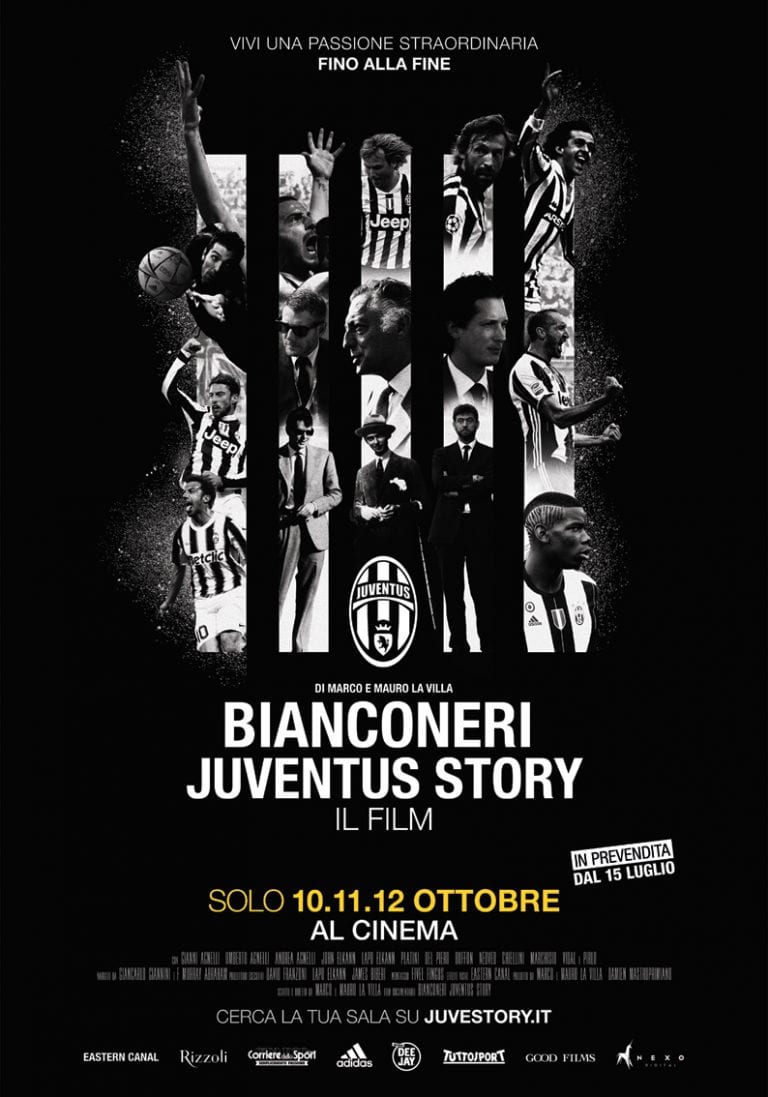 “Bianconeri. Juventus Story”, il film al cinema dal 10 al 12 ottobre