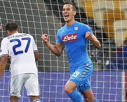 Milik trascina il Napoli, stasera esordio Juve