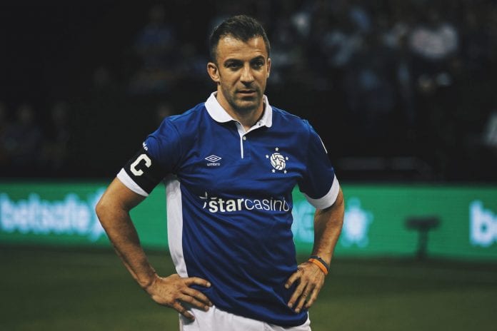 Alex Del Piero in Star Sixes - Credits StarCasin&ograve;