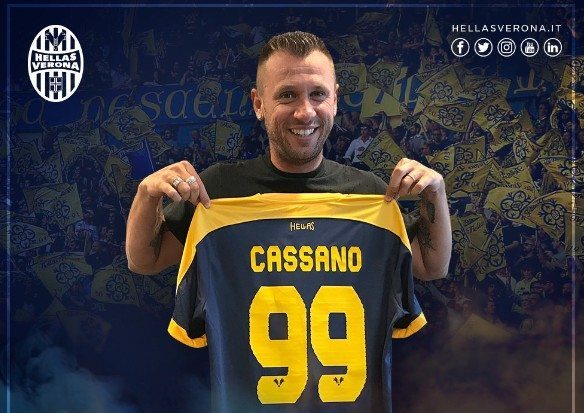 Antonio Cassano riparte da Verona