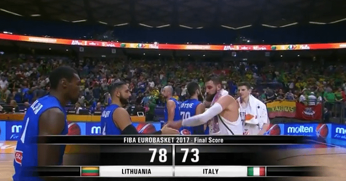 Italbasket sconfitta, la Lituania si conferma bestia nera