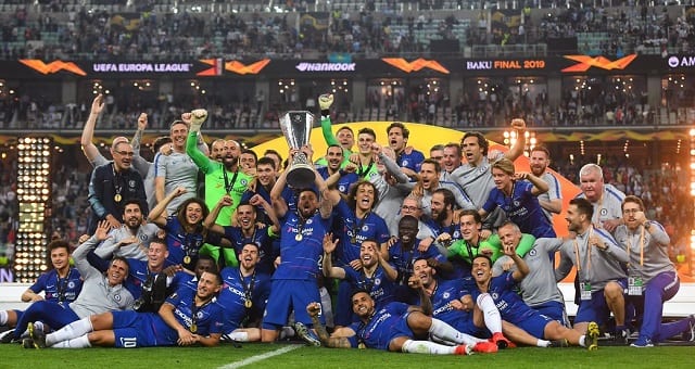 Europa League, il Chelsea di Sarri trionfa nella notte di Baku