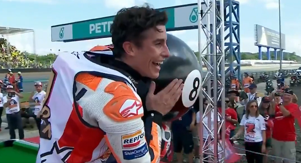 MotoGp: Marc Marquez mette l’ottavo titolo in bacheca