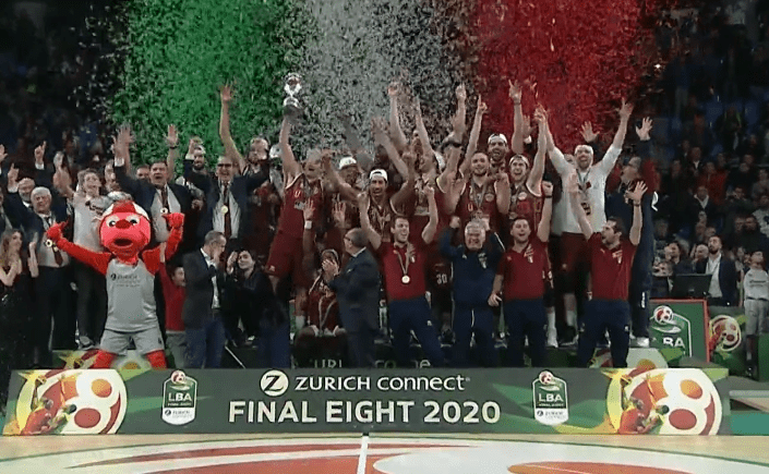 Basket, la Reyer Venezia conquista la Coppa Italia 2020