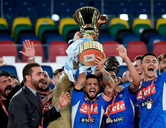 Il Napoli conquista la Coppa Italia ai calci di rigore.
