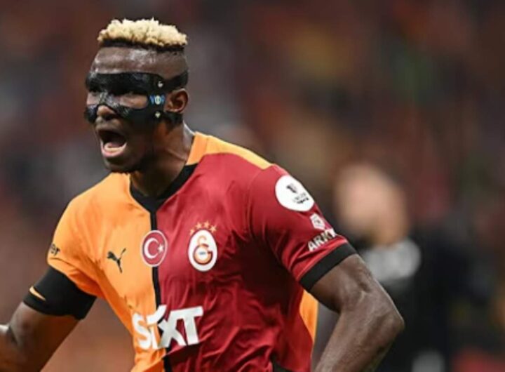 Osimhen in azione con la maglia del Galatasaray