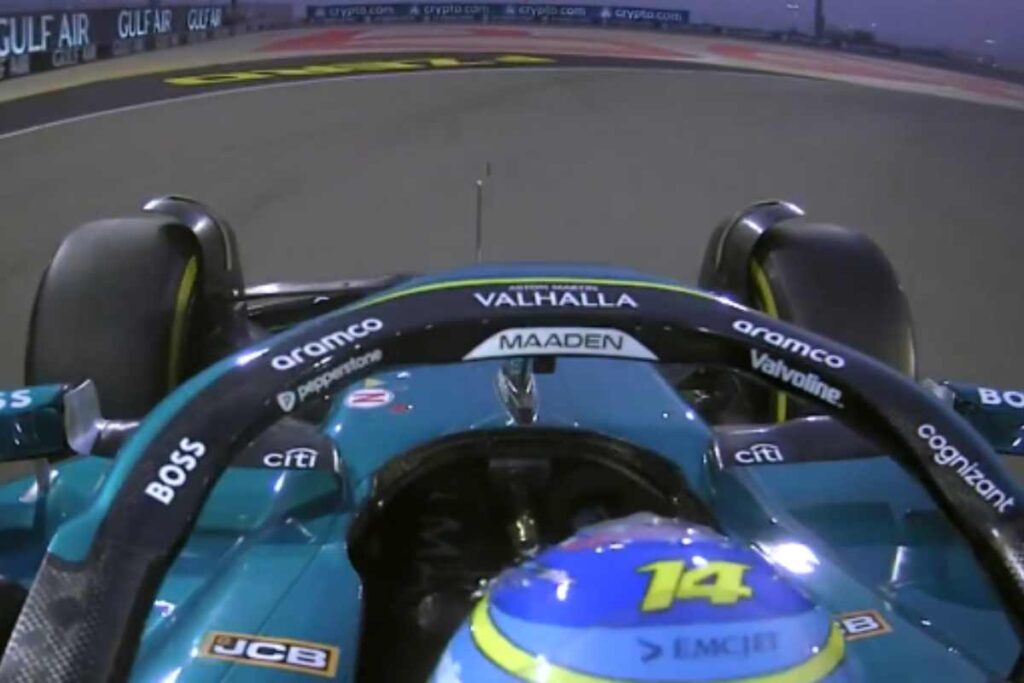 Alonso in pista