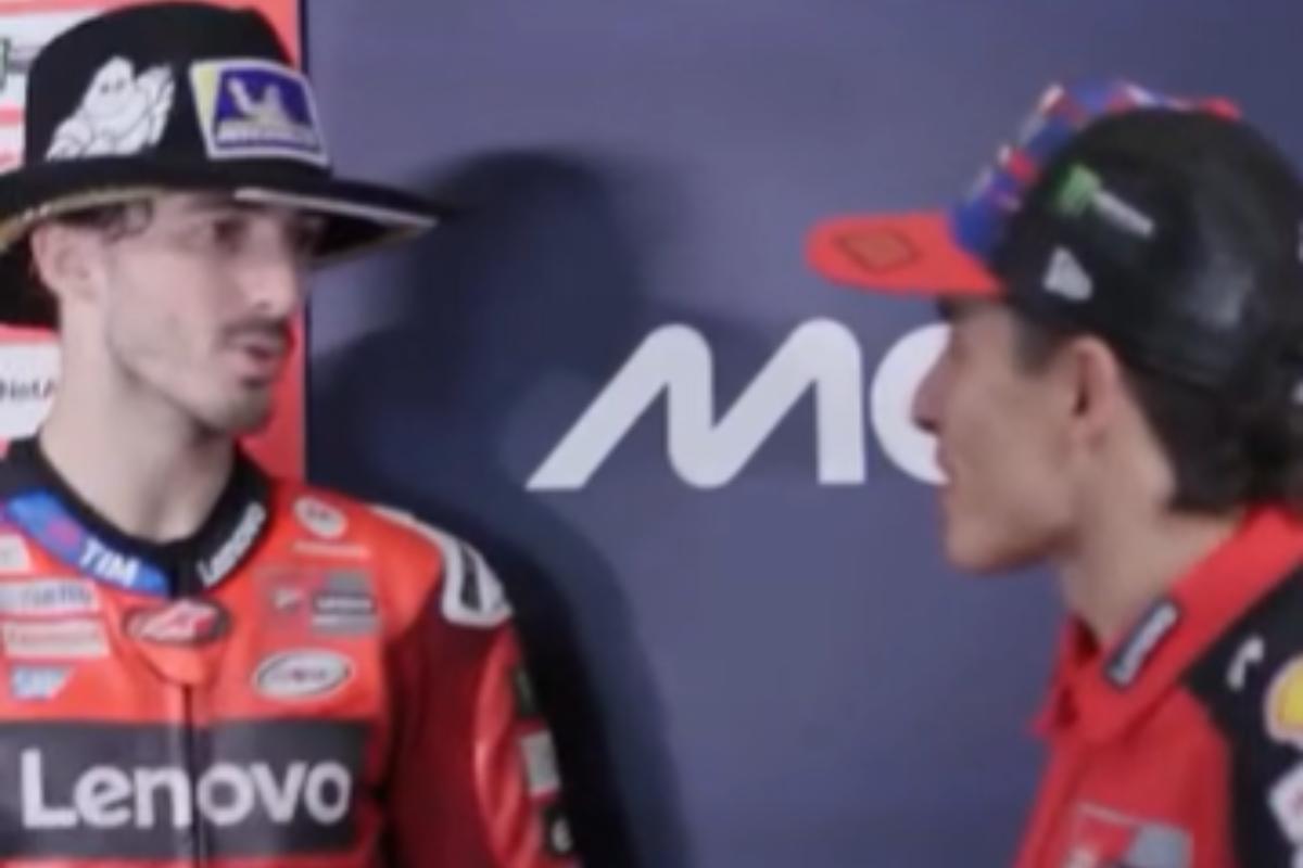 Bagnaia e Marquez a colloquio