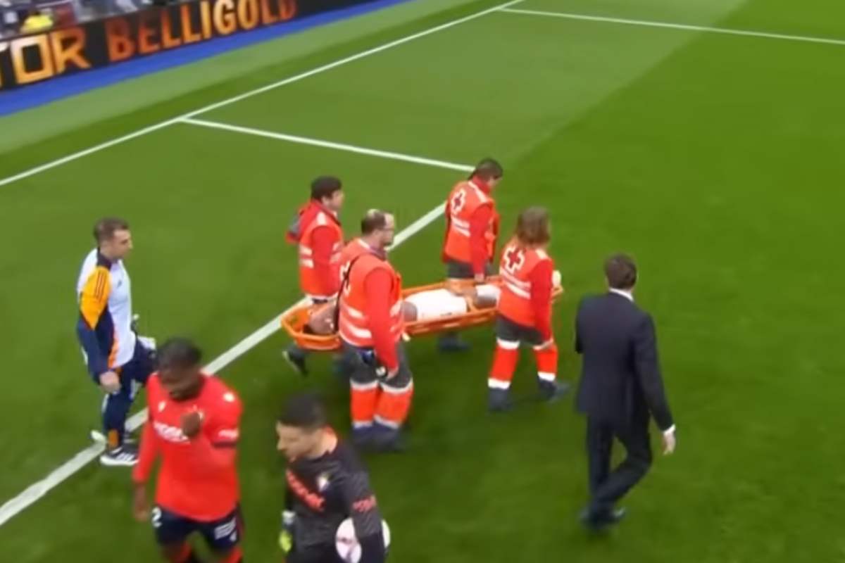 Infortunio barella