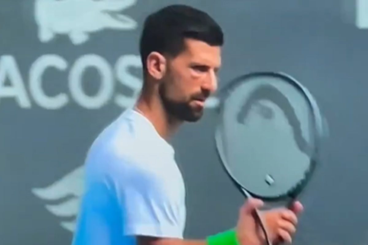 Djokovic allenamento