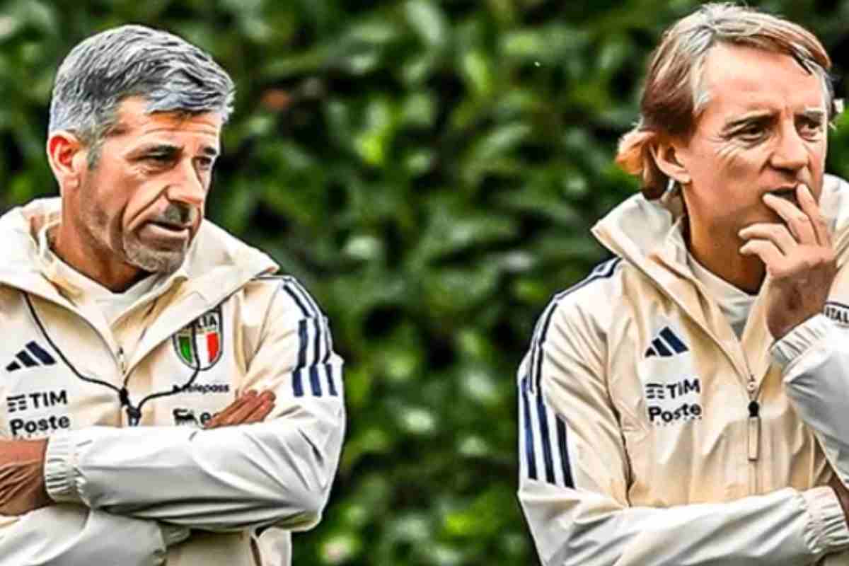 Evani e Mancini in Nazionale