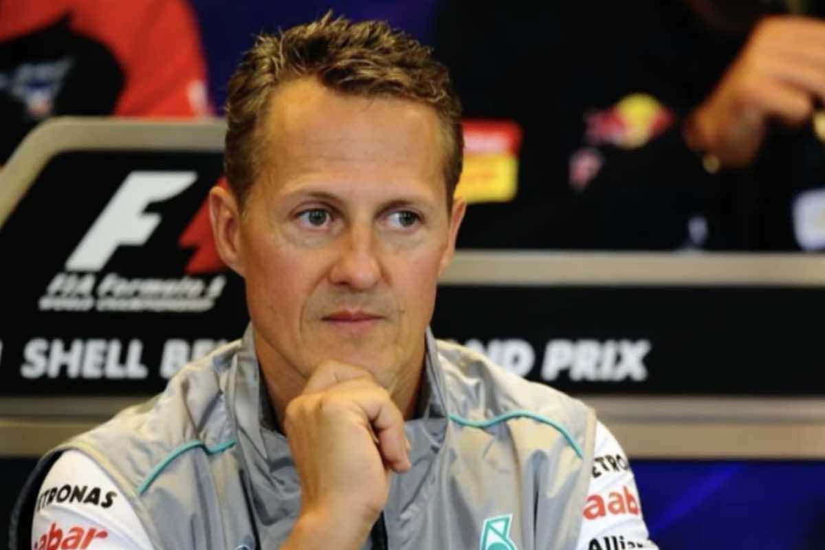 Michael Schumacher in conferenza