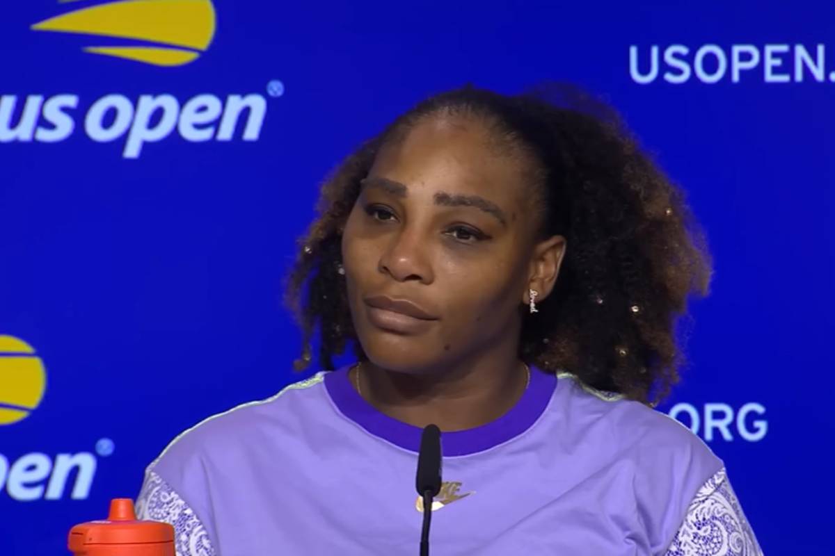 Serena Williams in conferenza stampa