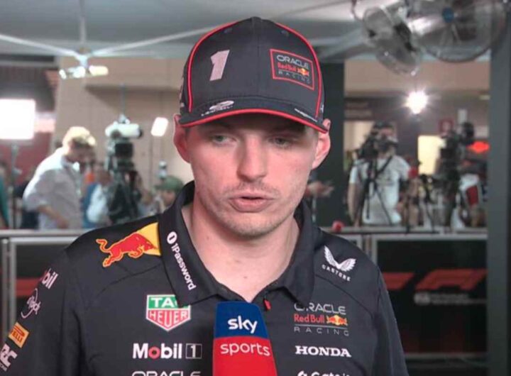 Intervista a Verstappen