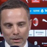 Furlani intervistato prima di una partita del Milan