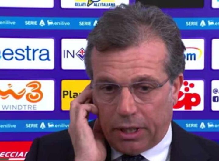 Giuntoli intervistato dopo Fiorentina-Juve