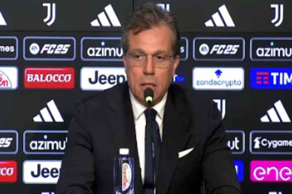 Giuntoli in conferenza