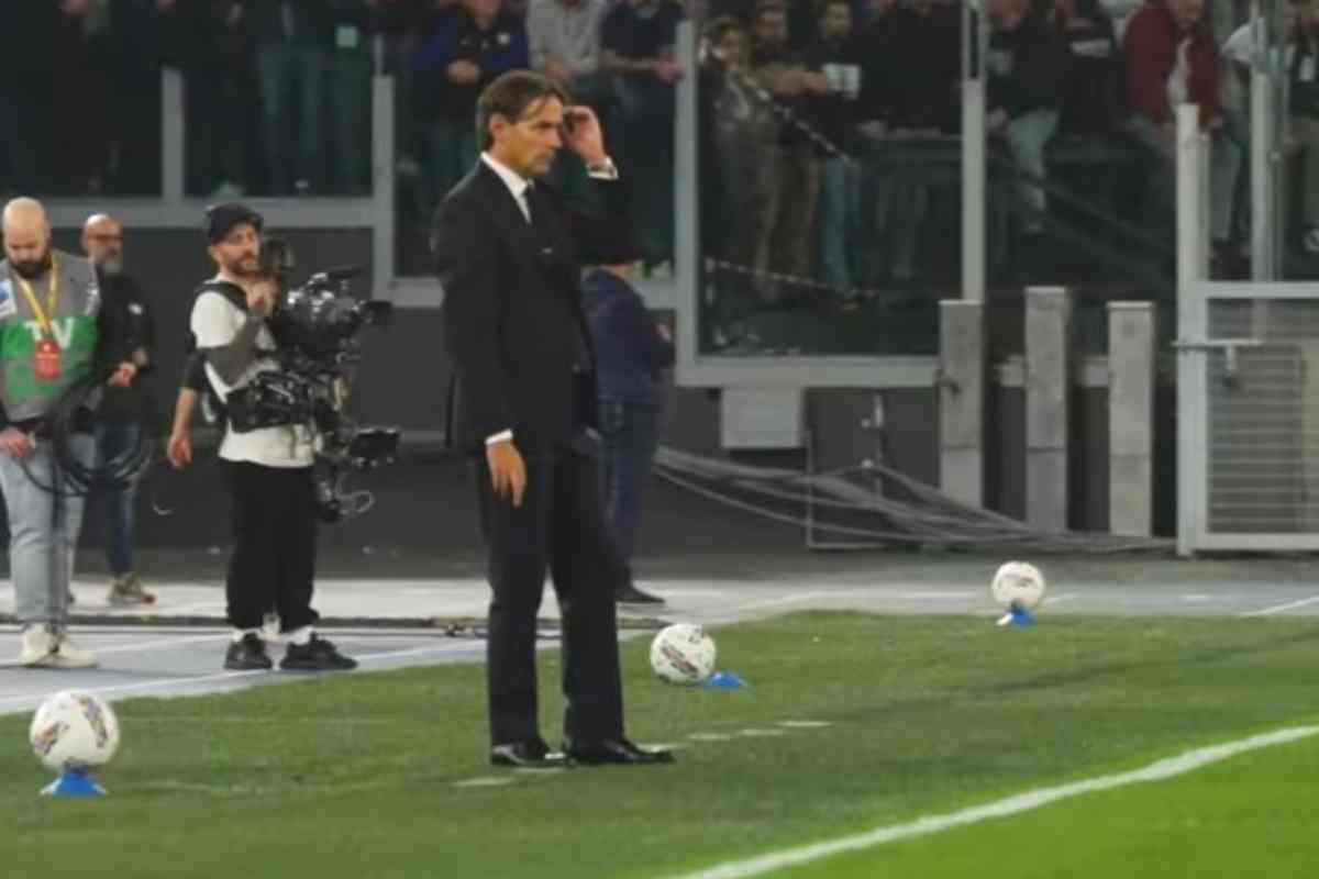 Simone Inzaghi a bordo campo