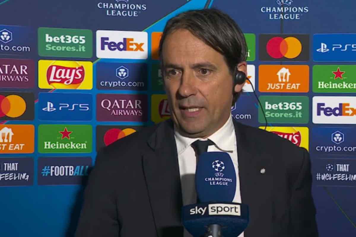Inzaghi a Sky dopo Inter-Barcellona