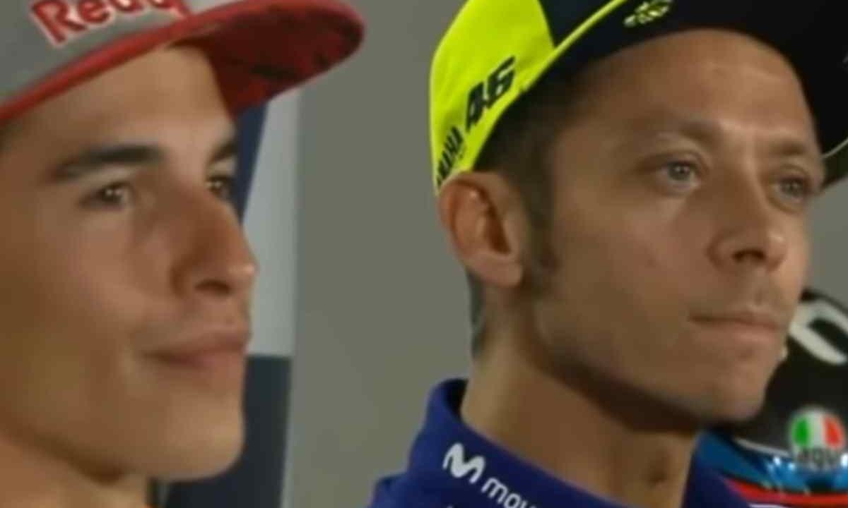 Marc Marquez e Valentino Rossi