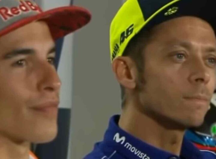 Marc Marquez e Valentino Rossi