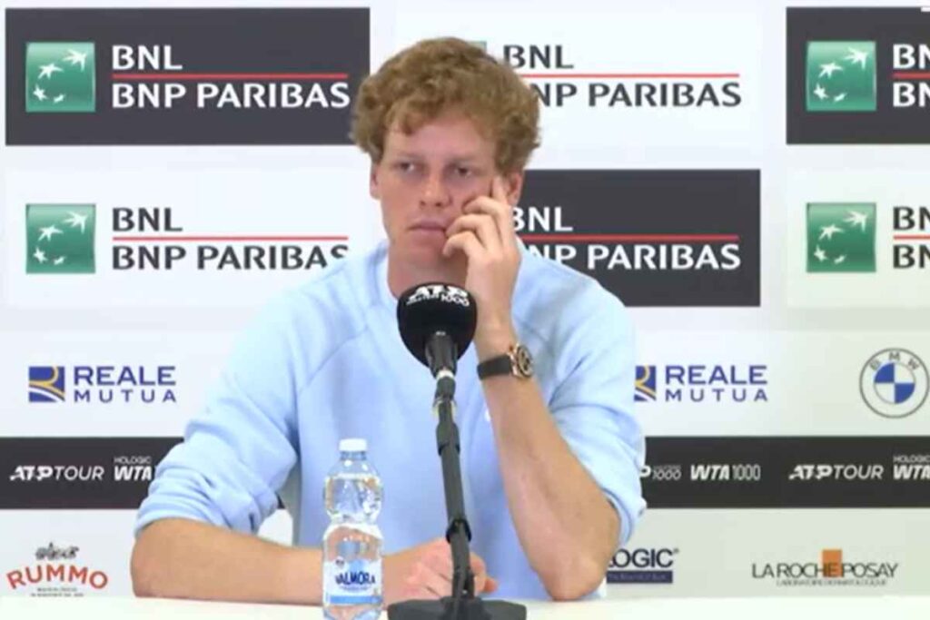 Sinner in conferenza stampa