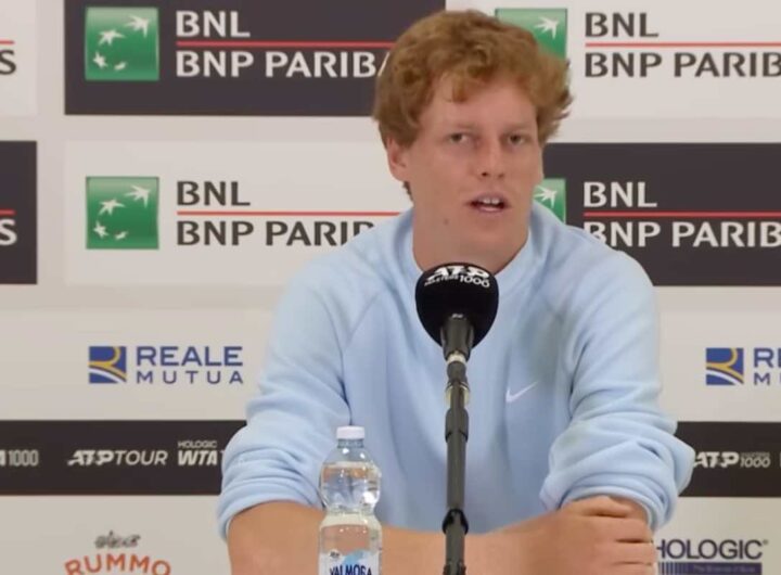 Sinner in conferenza