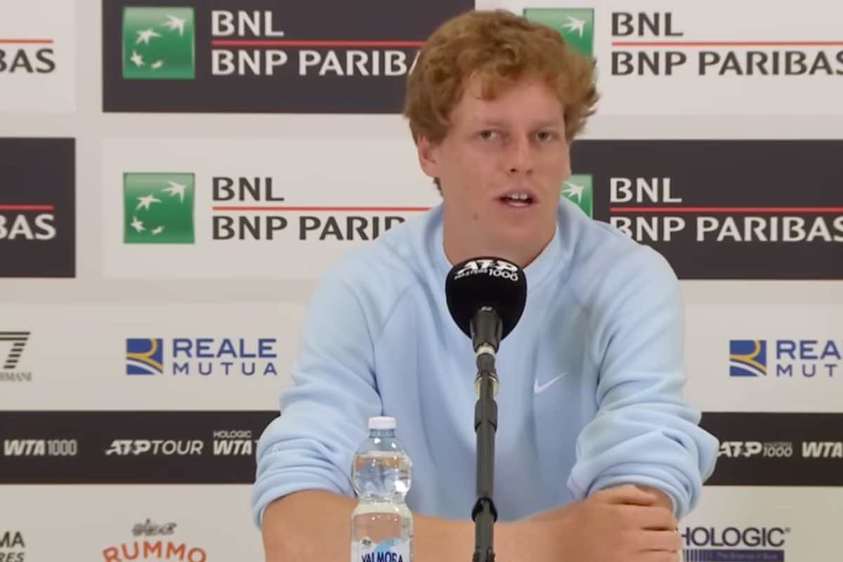 Sinner in conferenza