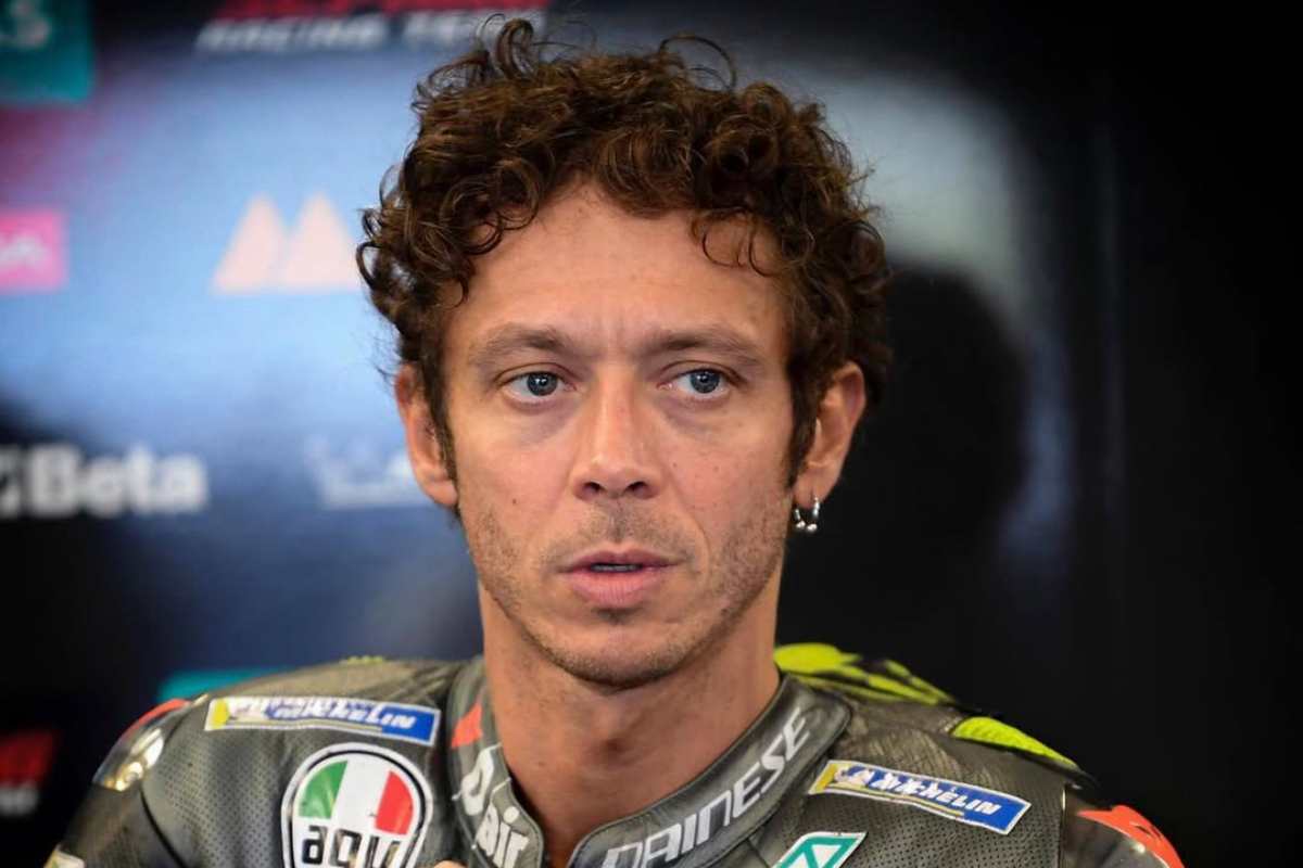 Valentino Rossi incidente