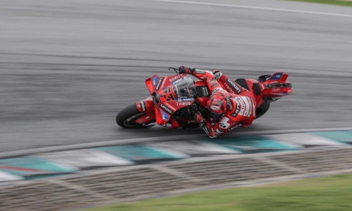 Bagnaia in pista