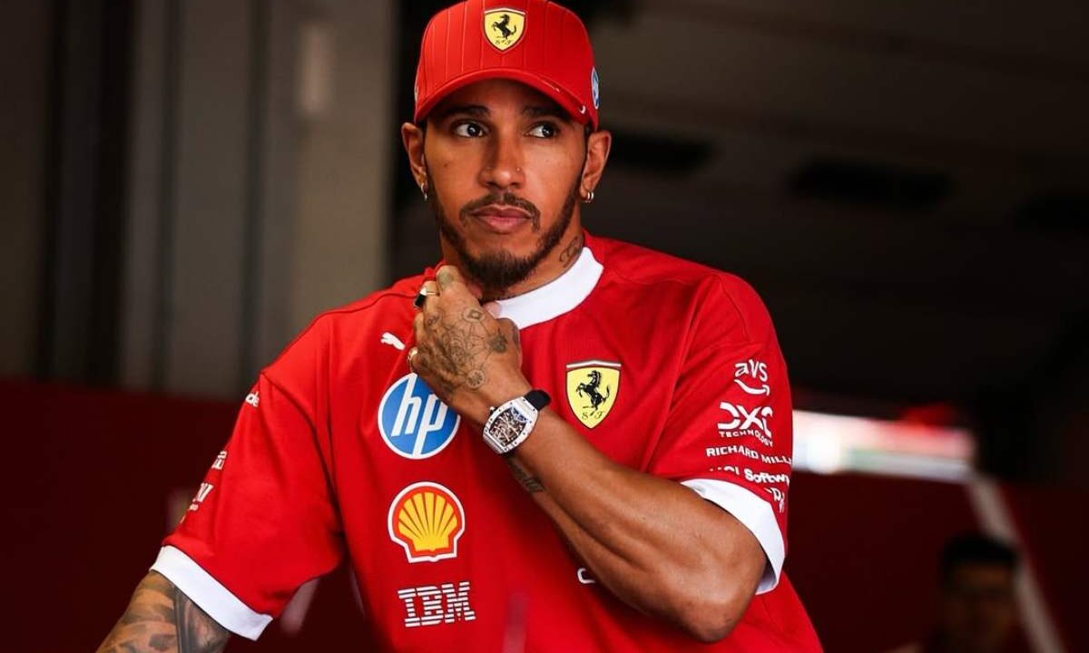 Hamilton parla della Ferrari