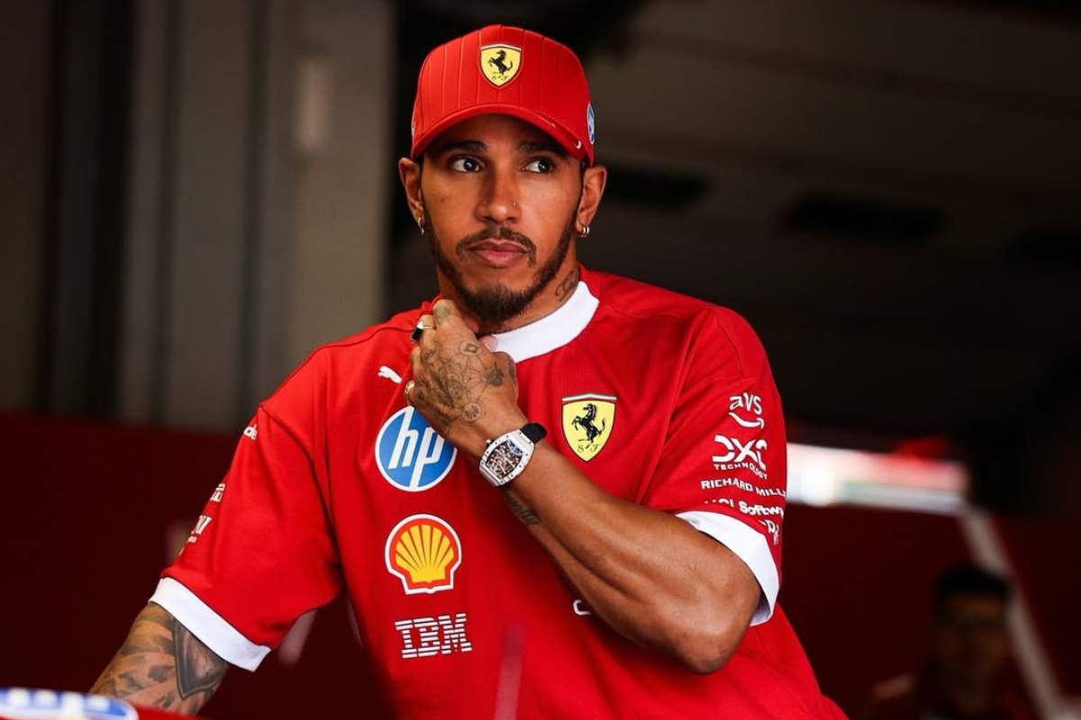 Hamilton parla della Ferrari
