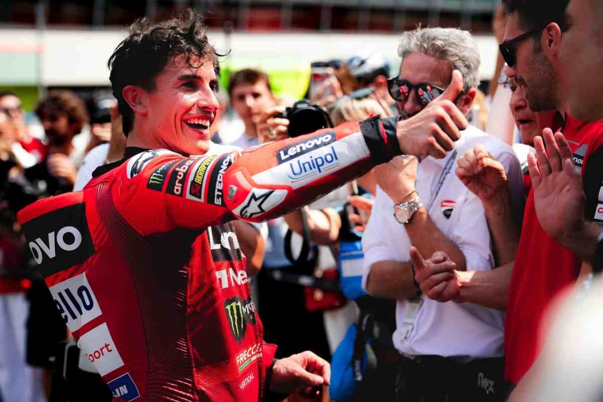 Lite in pista Marquez