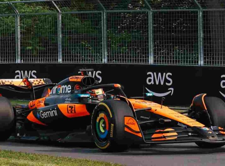 McLaren in pista