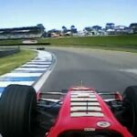 Schumacher al volante della Ferrari