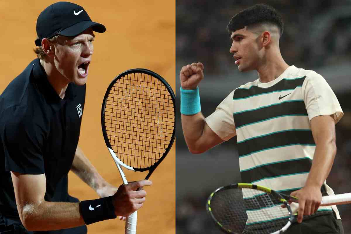 Jannik Sinner e Carlos Alcaraz