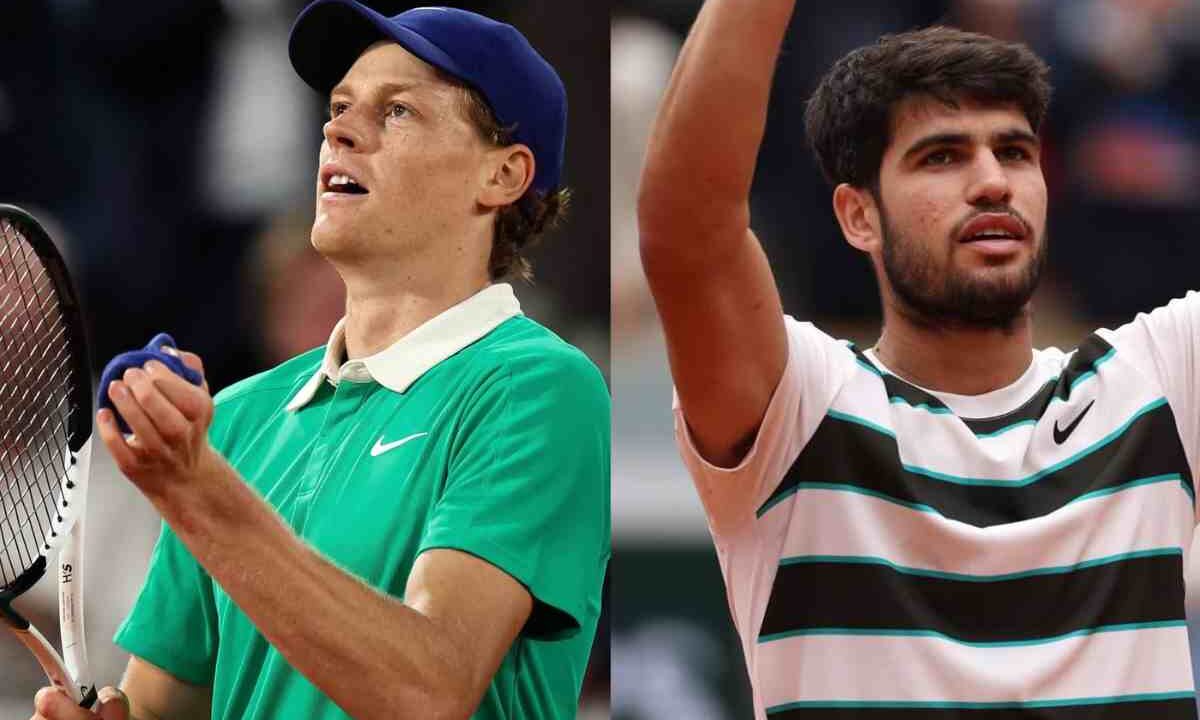 Jannik Sinner e Carlos Alcaraz