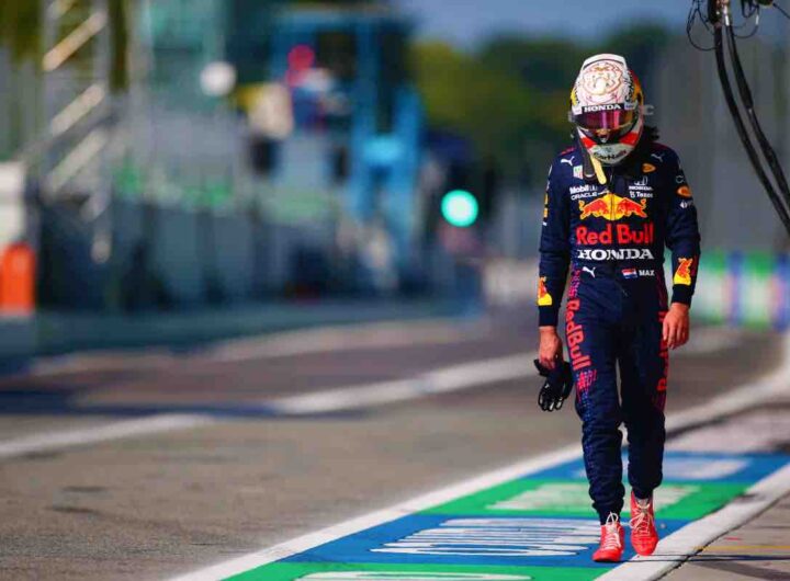 Max Verstappen pista