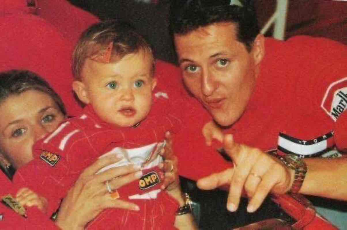 Schumacher con figlio