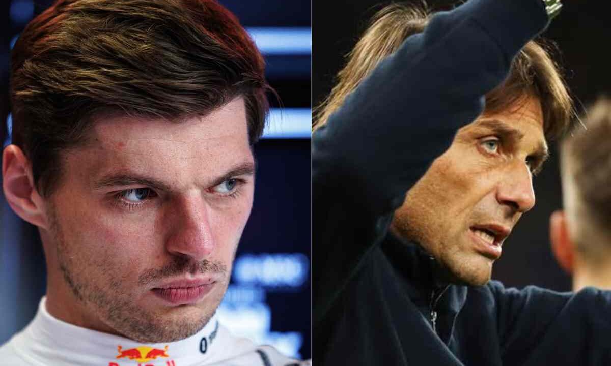 Max Verstappen e Antonio Conte