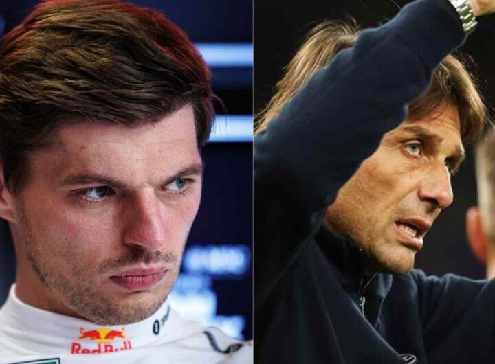 Max Verstappen e Antonio Conte