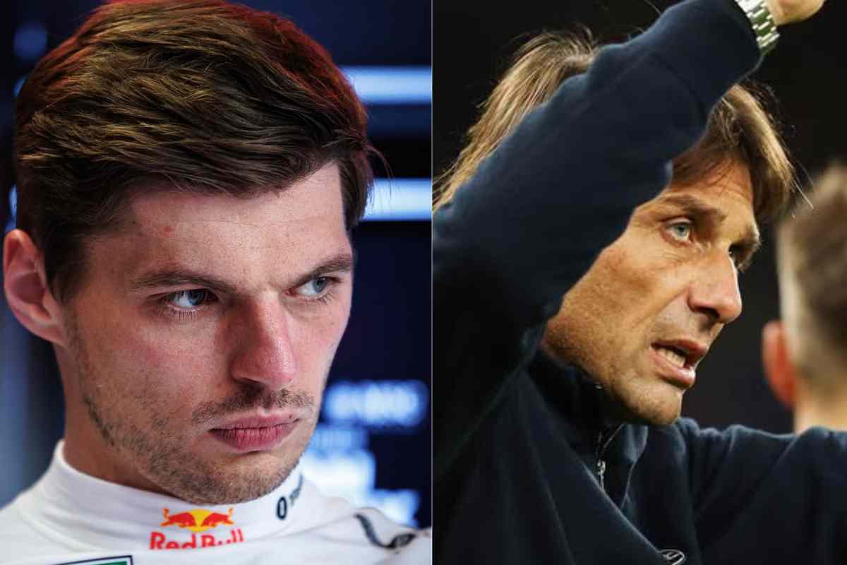Max Verstappen e Antonio Conte