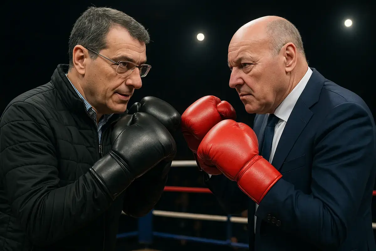 Duello sul ring tra Comolli della Juve e Marotta dell'Inter