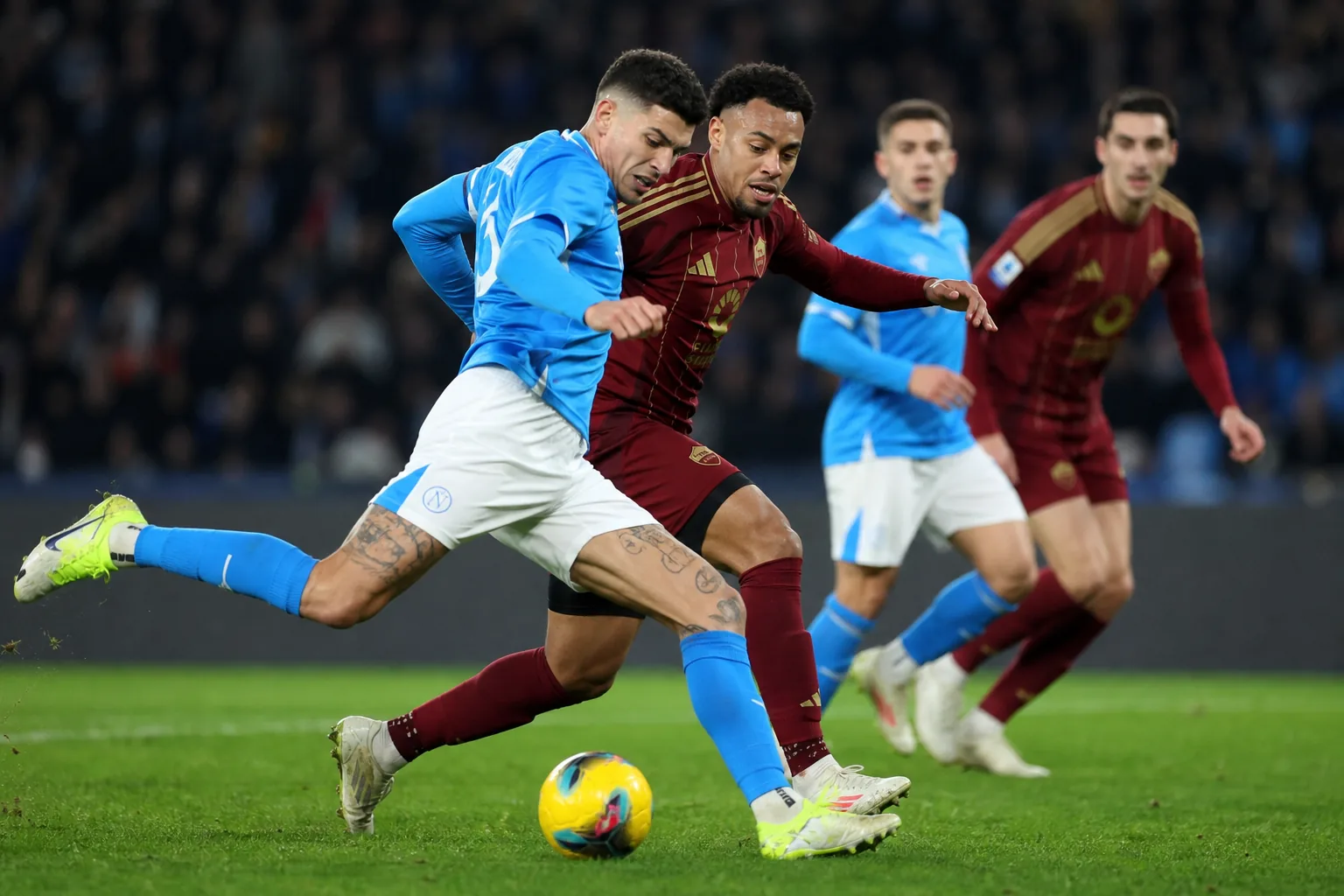Napoli-Roma 3-3, lo spettacolo del Maradona e le polemiche arbitrali