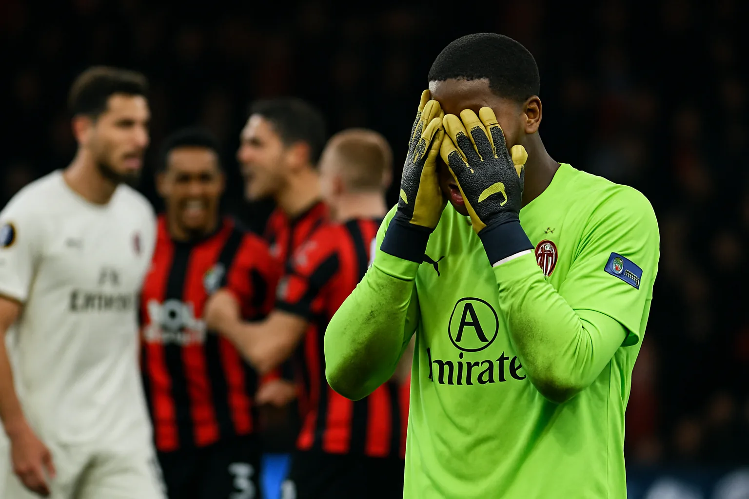 Milan, il disastro di Bournemouth e la crisi di Maignan: rosso diretto per il portiere